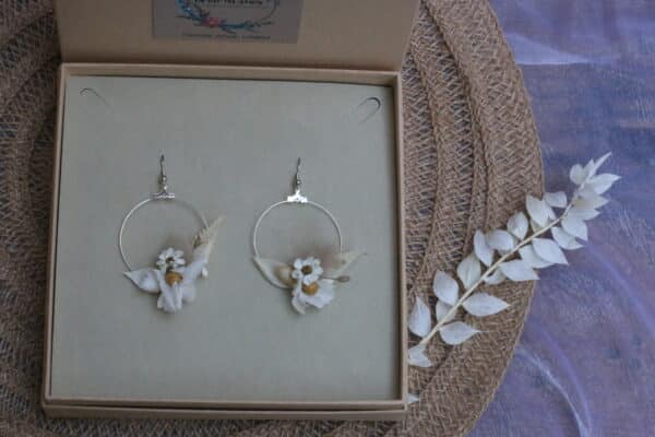 Boucles d'oreilles sur mesure "argent"