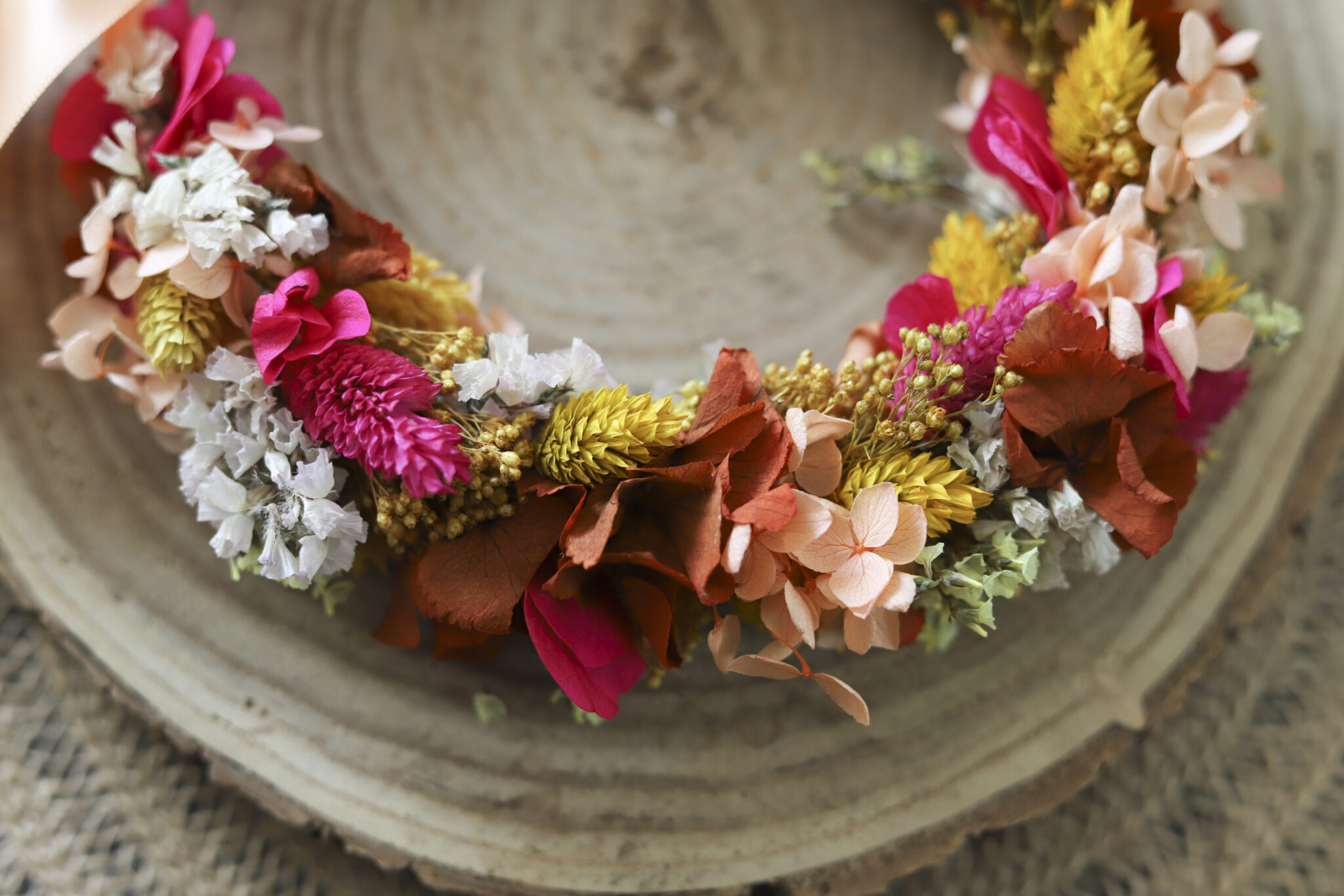 Couronne de mariée colorée – Image 3