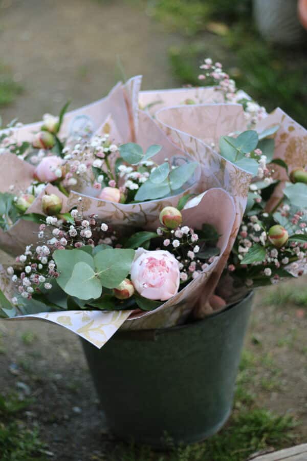 Bouquet de pivoines