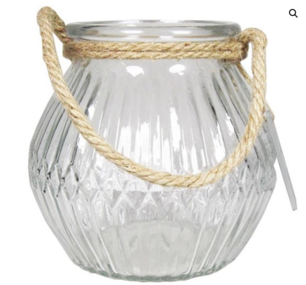 Location vase rainuré avec corde