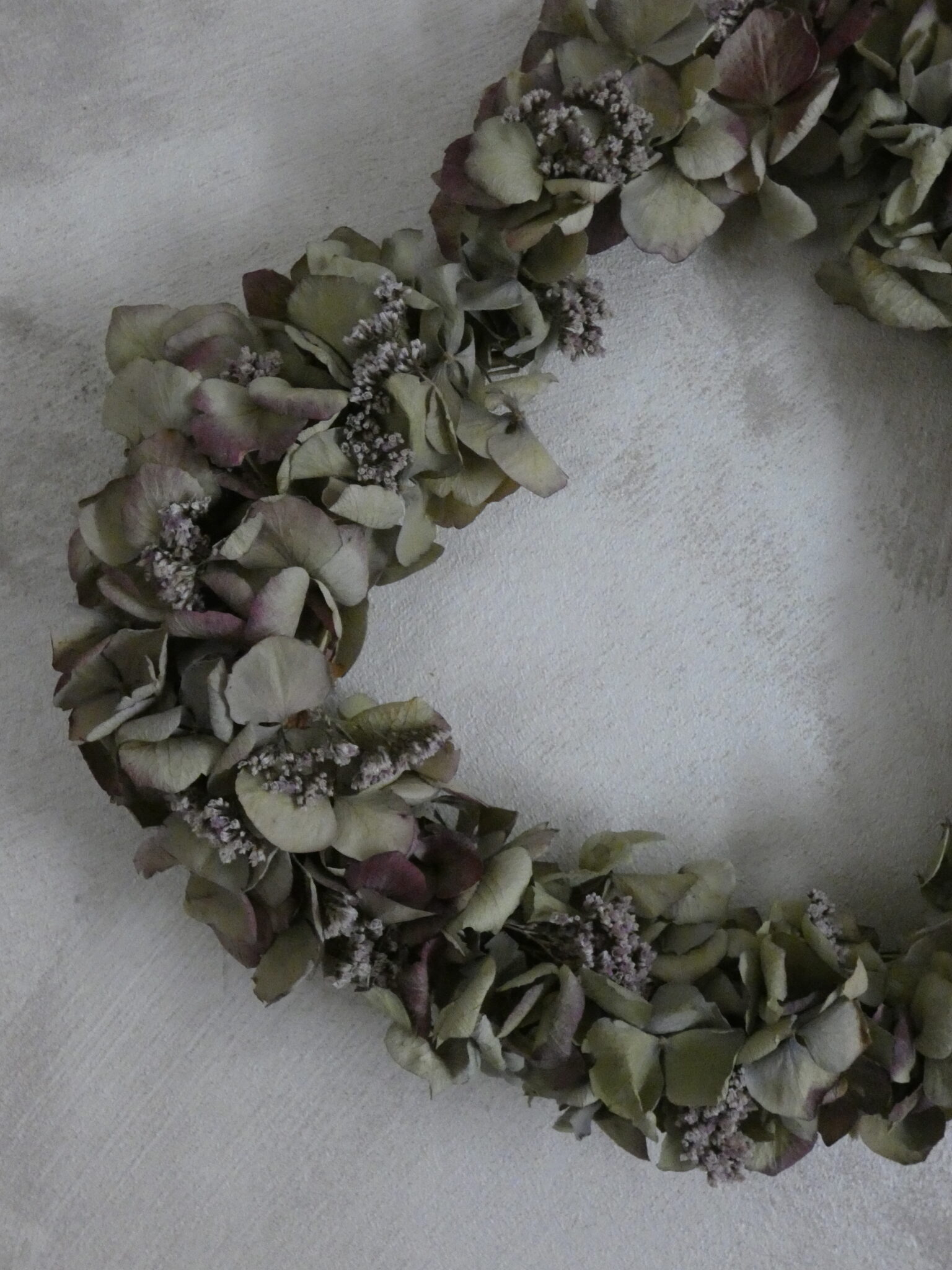 Cœur d'hortensia à suspendre