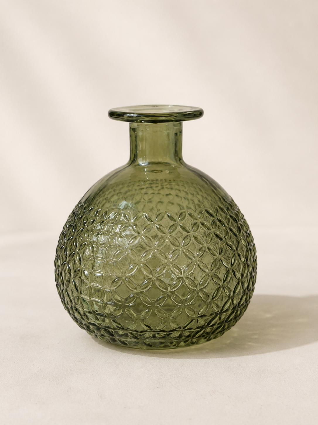 Location vase boule vert botanique